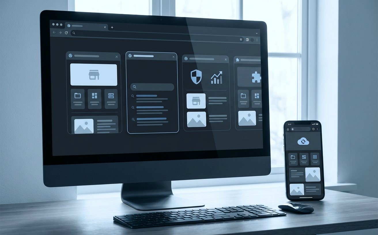 谷歌浏览器标签页分组与管理界面